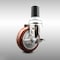 Service Caster 4 Inch 316SS Maroon Polyurethane Swivel 1-5/8 Inch Expanding Stem Caster Brake SCC-SS316EX20S414-PPUB-MRN-TLB-158 - alternate 4